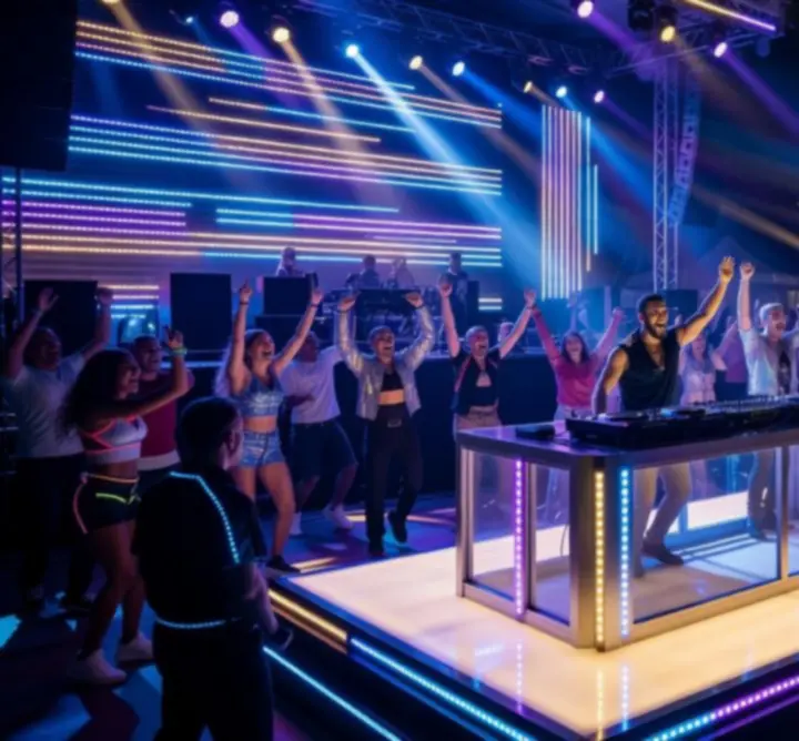 DJ Lounge Events eseménynaptár – DJ pult, koncertfények és közösségi estek