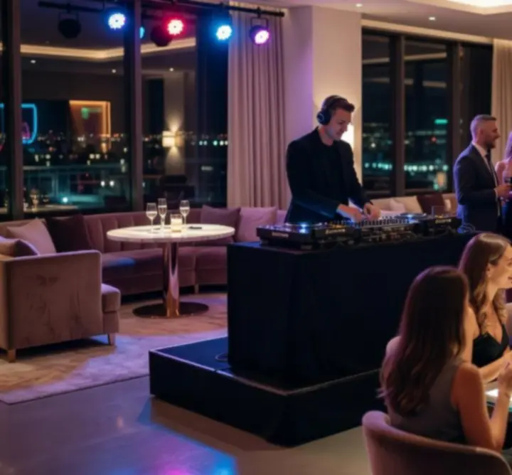 DJ Lounge Events események: DJ pult, koncertszínpad és közösségi estek