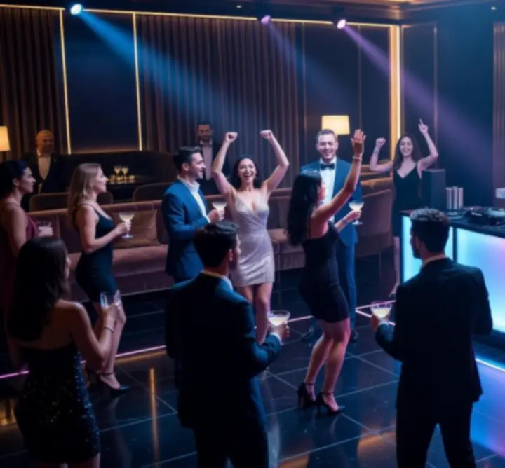 Táncoló közönség egy DJ rendezvényen