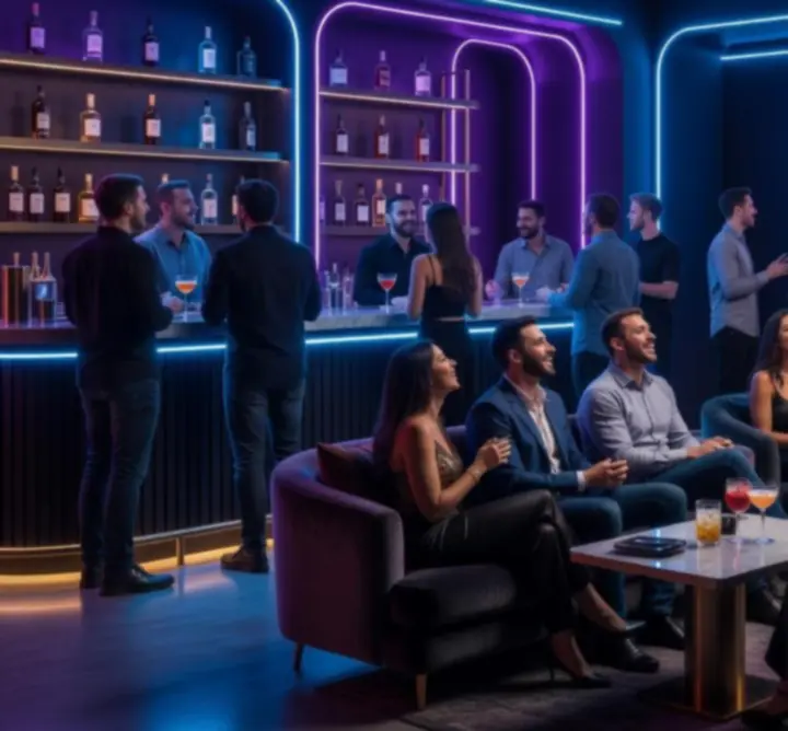Éjszakai DJ rendezvény és koncert hangulat Budapesten